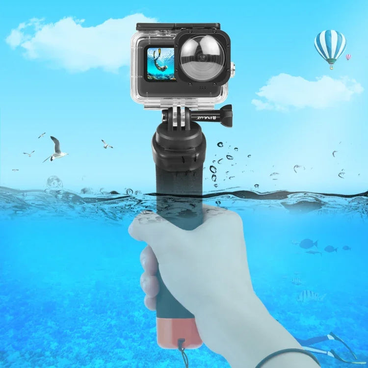 PULUZ Empunhadura Flutuante de Espuma com Correia e Base de Libertação Rápida para GoPro, Insta360, DJI e Outras Câmaras de Ação, Empunhadura Flutuante de Espuma