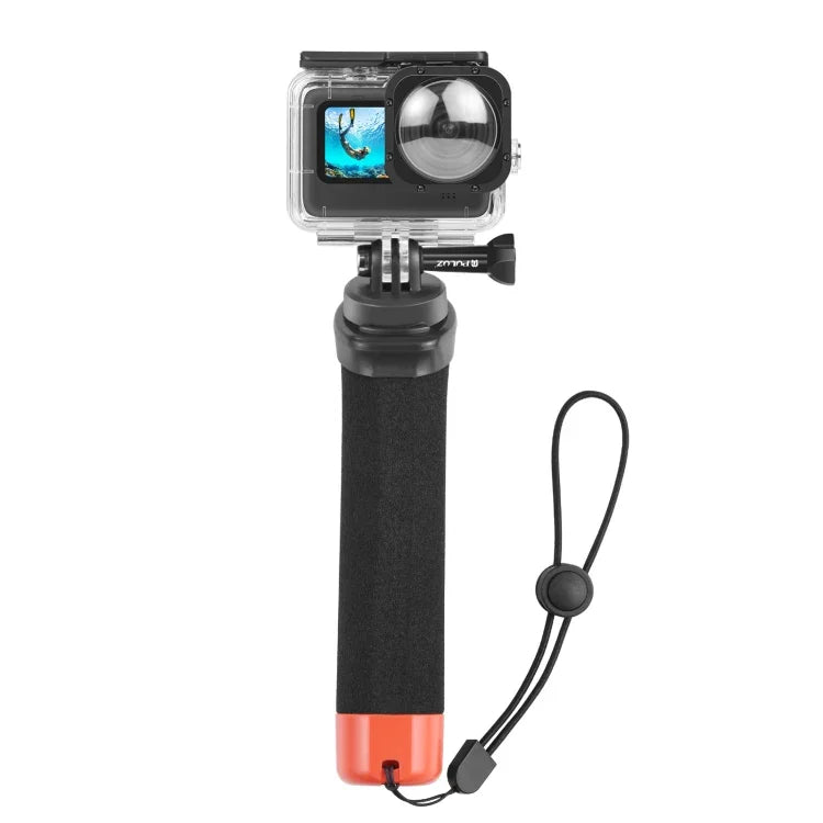 PULUZ Empunhadura Flutuante de Espuma com Correia e Base de Libertação Rápida para GoPro, Insta360, DJI e Outras Câmaras de Ação, Empunhadura Flutuante de Espuma