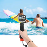 PULUZ Empunhadura Flutuante de Espuma com Correia e Base de Libertação Rápida para GoPro, Insta360, DJI e Outras Câmaras de Ação, Empunhadura Flutuante de Espuma