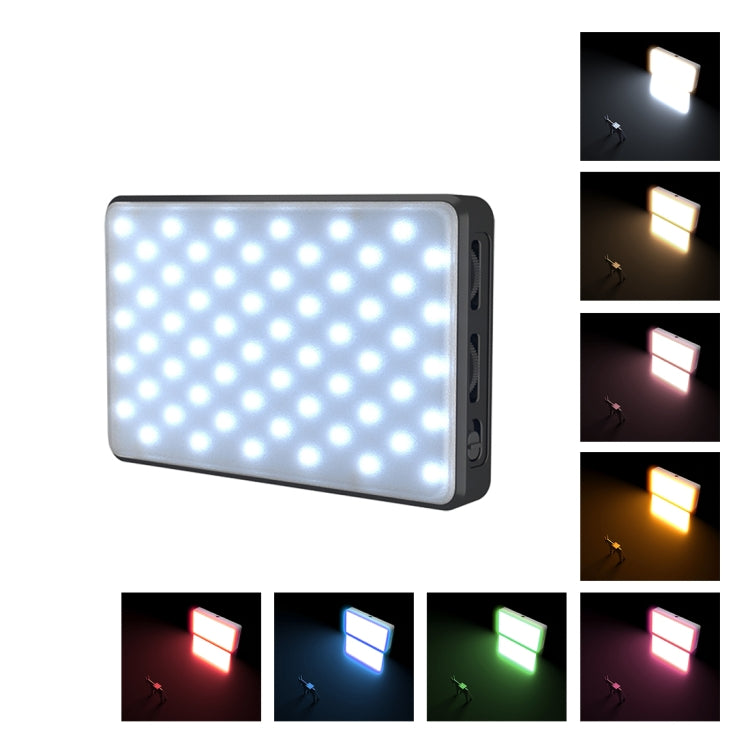 PULUZ Luz LED para transmissão ao vivo, vídeo, fotografia, beleza e selfie com 120 LEDs, 2500K / 9000K, luz de preenchimento com 6 filtros de cores intercambiáveis