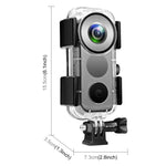 Caixa Subaquática Impermeável PULUZ 30m para Insta360 ONE X2, Caixa Subaquática para Insta360 ONE X2