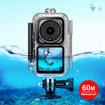 Caixa de Mergulho Impermeável PULUZ 60m para Câmara DJI Action 2 / Combo Power Action 2 / Combo Ecrã Duplo Action 2, Caixa de Mergulho