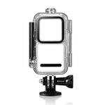 Caixa de Mergulho Impermeável PULUZ 60m para Câmara DJI Action 2 / Combo Power Action 2 / Combo Ecrã Duplo Action 2, Caixa de Mergulho