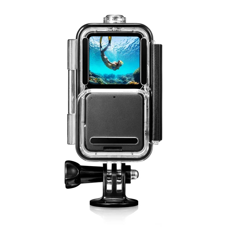Caixa de Mergulho Impermeável PULUZ 60m para Câmara DJI Action 2 / Combo Power Action 2 / Combo Ecrã Duplo Action 2, Caixa de Mergulho