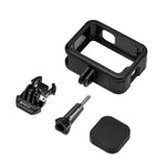 Gaiola de Montagem PA Recarregável PULUZ com Slot de Base Cold Shoe para GoPro HERO13 Black /12 Black /11 Black /11 Black Mini /10 Black /9 Black, Gaiola de Montagem PA Recarregável