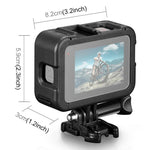 Gaiola de Expansão PA PULUZ com Tampa de Interface Lateral para GoPro HERO12 Black /11 Black /10 Black /9 Black, Gaiola PA com Tampa Lateral