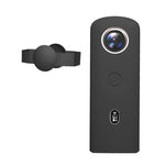 Capa Protetora de Silicone PULUZ com Tampa para Lente para Câmara Panorâmica Ricoh Theta SC2 360, Capa de Silicone para Ricoh Theta SC2 (Preto)