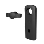 Capa Protetora de Silicone PULUZ com Tampa para Lente para Câmara Panorâmica Ricoh Theta SC2 360, Capa de Silicone para Ricoh Theta SC2 (Preto)