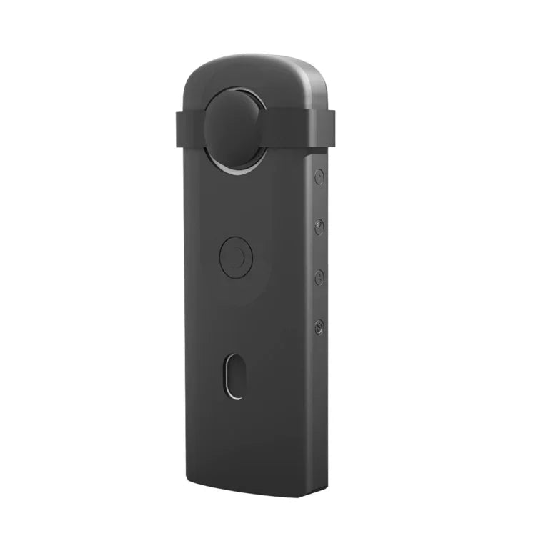 Capa Protetora de Silicone PULUZ com Tampa para Lente para Câmara Panorâmica Ricoh Theta SC2 360, Capa de Silicone para Ricoh Theta SC2 (Preto)