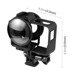 Estojo com Estrutura de Plástico PULUZ com Proteção para Lente para Insta360 One RS Edição 360, Para Estojo Insta360 One RS Edição 360 com Proteção para Lente