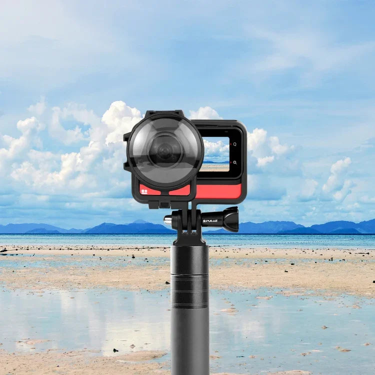 Estojo com Estrutura de Plástico PULUZ com Proteção para Lente para Insta360 One RS Edição 360, Para Estojo Insta360 One RS Edição 360 com Proteção para Lente