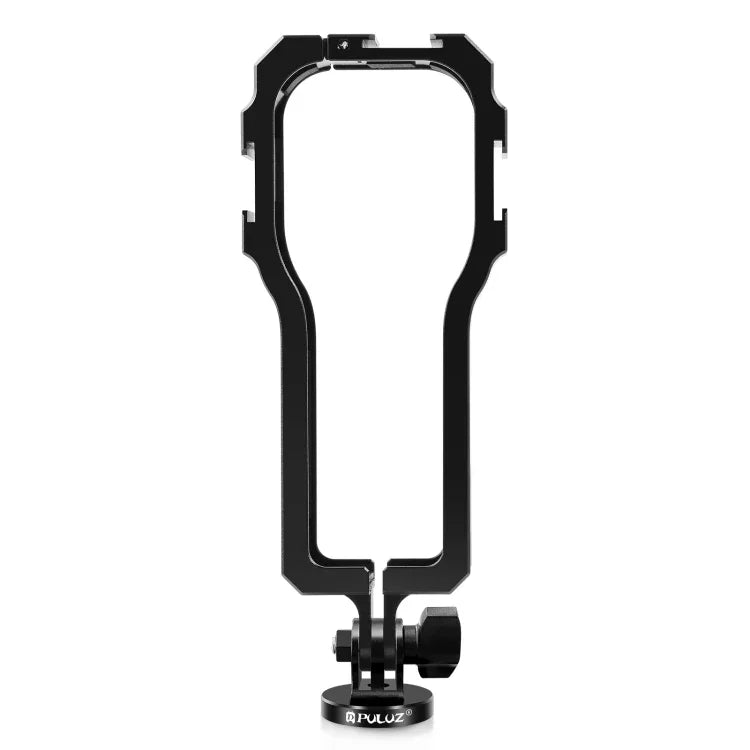 Gaiola Protetora PULUZ com Suporte Cold Shoe para Insta360 ONE RS Edição 1 Polegada 360, Gaiola Protetora