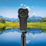 Gaiola Protetora PULUZ com Suporte Cold Shoe para Insta360 ONE RS Edição 1 Polegada 360, Gaiola Protetora