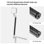 Braço Extensor de 250mm em Liga de Alumínio e Fibra de Carbono para Flutuabilidade de Selfie-stick PULUZ para GoPro, Insta360, DJI e Outras Câmaras de Ação, 250mm