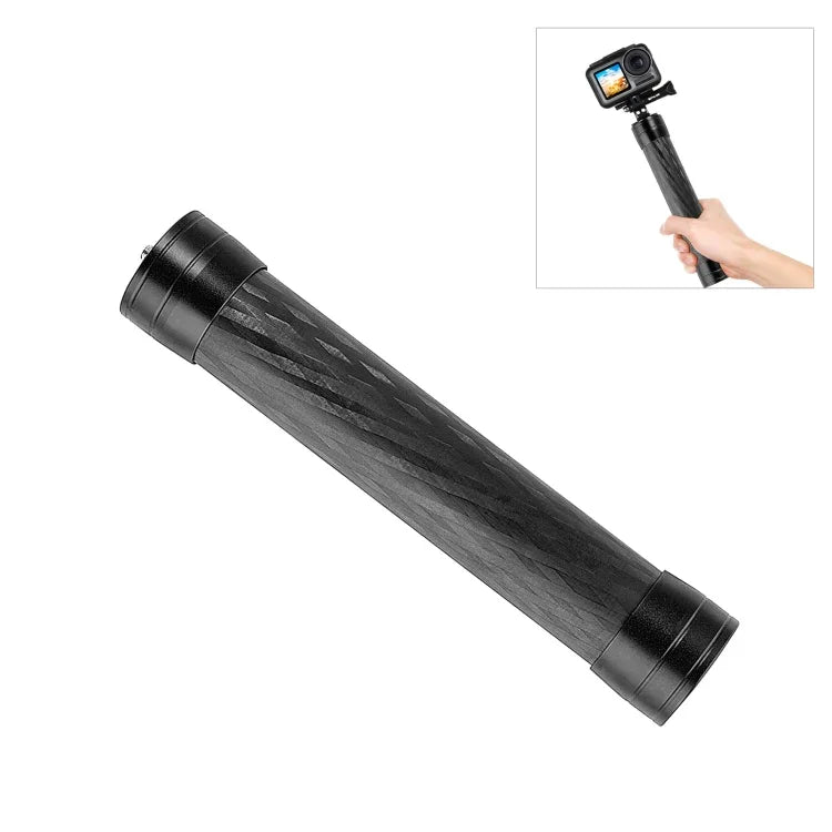 Monopé Extensor de Fibra de Carbono PULUZ 21cm para DJI / MOZA / Feiyu V2 / Zhiyun G5 Gimbal, 21cm