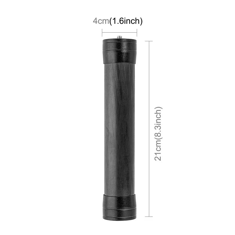 Monopé Extensor de Fibra de Carbono PULUZ 21cm para DJI / MOZA / Feiyu V2 / Zhiyun G5 Gimbal, 21cm