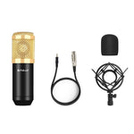 Microfone condensador PULUZ para estúdio, transmissão e canto profissional