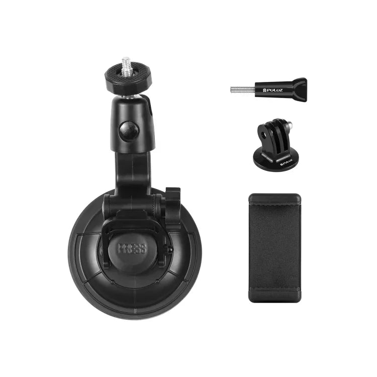 Suporte de Ventosa para Carro PULUZ com Abraçadeira para Telemóvel / Parafuso / Adaptador para Tripé, Ventosa para Telemóvel no Carro