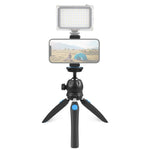 Tripé Estabilizador Mini VLOG Live PULUZ com Abraçadeira para Telemóvel para Smartphones, Estabilizador Mini VLOG Live (Preto), Estabilizador Mini VLOG Live (Azul), Estabilizador Mini VLOG Live (Vermelho)