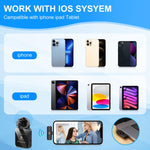 Microfone Lavalier Sem Fios PULUZ para iPhone / iPad, Receptor de 8 Pinos, 8 Pinos 1 TX + 1 RX