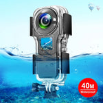 Estojo Subaquático Impermeável PULUZ 40m para Insta360 One RS 1-Inch 360 Edition