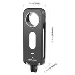 Estrutura de Proteção Metálica PULUZ para Insta360 X3 com Protetor de Lente, Estrutura Metálica com Protetor de Lente