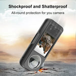 Estrutura de Proteção Metálica PULUZ para Insta360 X3 com Protetor de Lente, Estrutura Metálica com Protetor de Lente