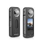Estrutura de Proteção Metálica PULUZ para Insta360 X3 com Protetor de Lente, Estrutura Metálica com Protetor de Lente