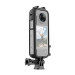 Estrutura Protetora de Plástico PC PULUZ para Insta360 X3 com Sapata Fria, Montagem de Adaptador e Parafuso, Estrutura PC