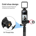 Estrutura Protetora de Plástico PC PULUZ para Insta360 X3 com Sapata Fria, Montagem de Adaptador e Parafuso, Estrutura PC