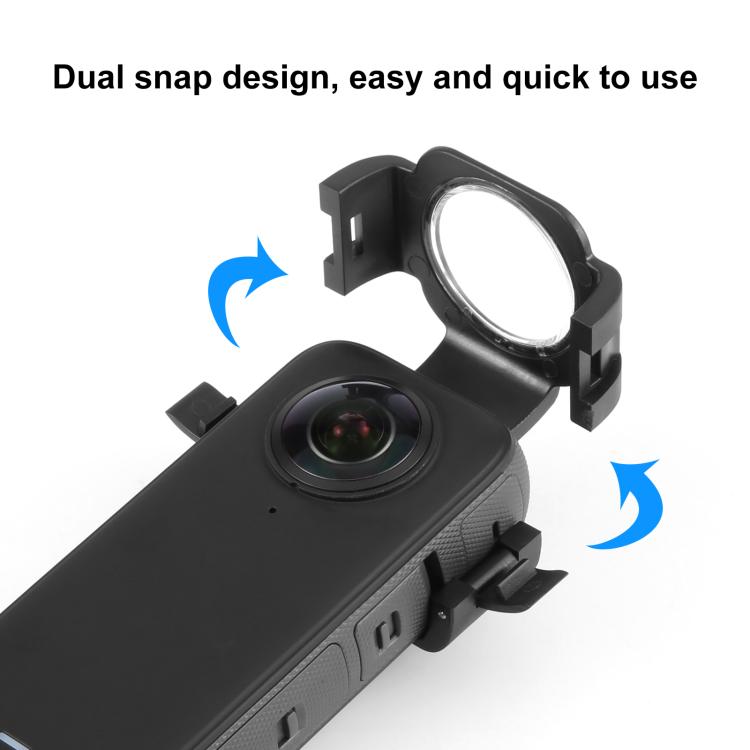 Para Insta360 X3 Capa Protetora de Lente PULUZ, Protetor de Lente