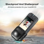 Para Insta360 X3 Capa Protetora de Silicone para Lente PULUZ, Capa de Silicone para Lente