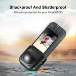 Para Insta360 X3 Capa Protetora de Silicone para Lente PULUZ, Capa de Silicone para Lente