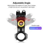 Suporte Adaptador para Câmara para Fixação em Guiador de Motociclo/Bicicleta PULUZ com Suporte Monopé, Suporte Monopé para Motociclo