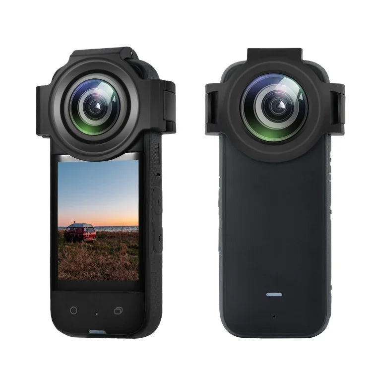 Para Insta360 X3 PULUZ Protetor de Lente de Vidro Óptico Atualizado, Protetor de Lente Atualizado