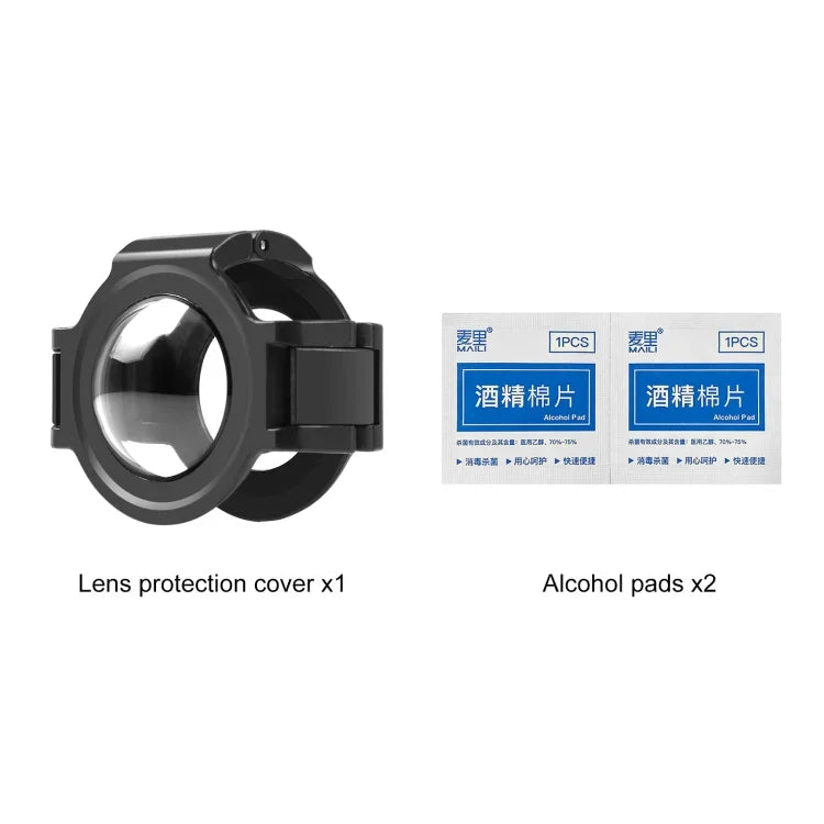 Para Insta360 X3 PULUZ Protetor de Lente de Vidro Óptico Atualizado, Protetor de Lente Atualizado