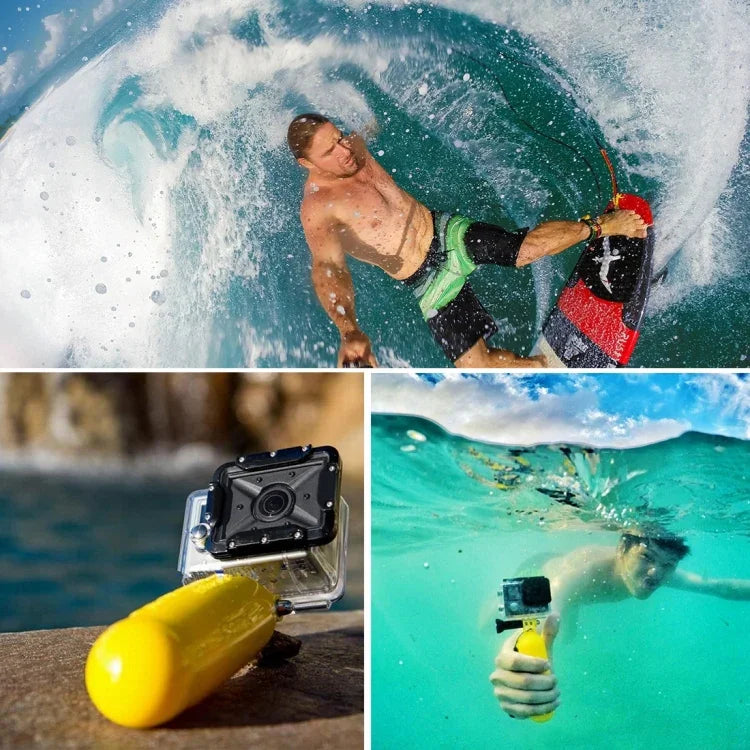 Punho Flutuante PULUZ com Alça para GoPro, Insta360, DJI e Outras Câmaras de Ação, Punho Flutuante