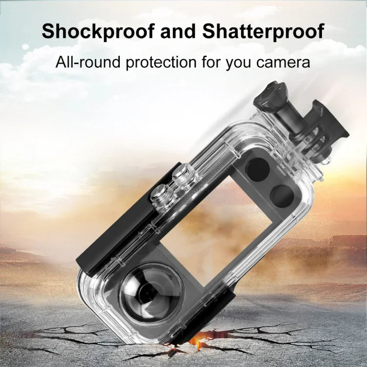 Para Caixa Subaquática Impermeável PULUZ 30m Insta360 X3, Caixa Impermeável 30m