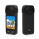 Capa Protetora de Silicone para Lente do Corpo da Insta360 X3 PULUZ, Tampa de Lente