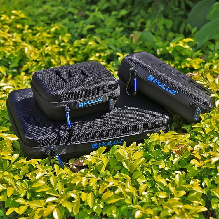 Estojo Impermeável de Transporte e Viagem PULUZ para GoPro, DJI Osmo Action e Outros Acessórios para Câmaras Desportivas, Tamanho Pequeno: 16cm x 12cm x 7cm, Para GoPro, Tamanho: 16cm x 12cm x 7cm