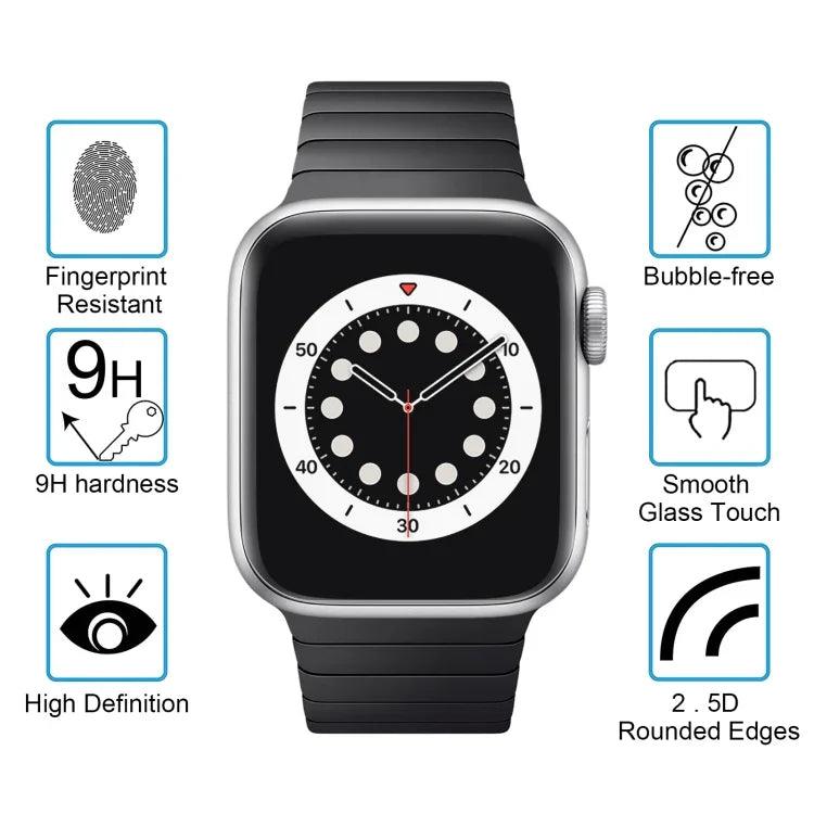 Para Apple Watch Edition 42mm Diâmetro do Mostrador 42mm Filme de Vidro Temperado 9H+ com Dureza de Superfície e Proteção contra Explosão 2.5D, Para Series 3&2&1 42mm