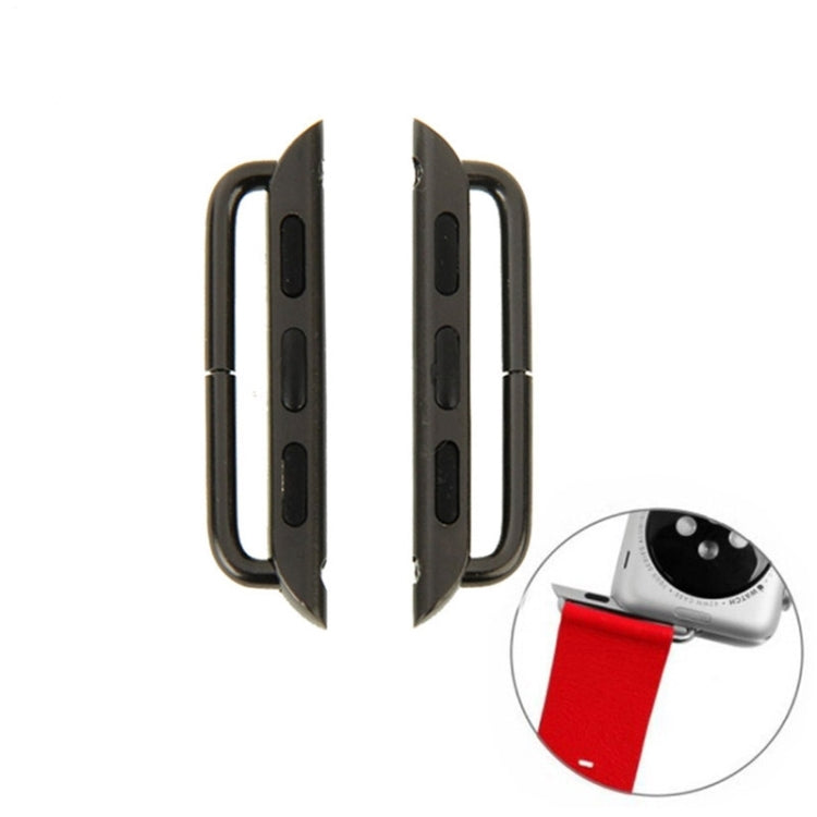 2 PCS for Apple Watch 38mm Metal Strap Connector Metal Buckle