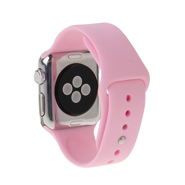 Para Apple Watch Sport 38mm Correia Desportiva de Borracha de Alto Desempenho com Fecho de Pino e Encaixe