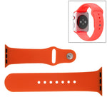 Para Apple Watch Sport 38mm Correia Desportiva de Borracha de Alto Desempenho com Fecho de Pino e Encaixe