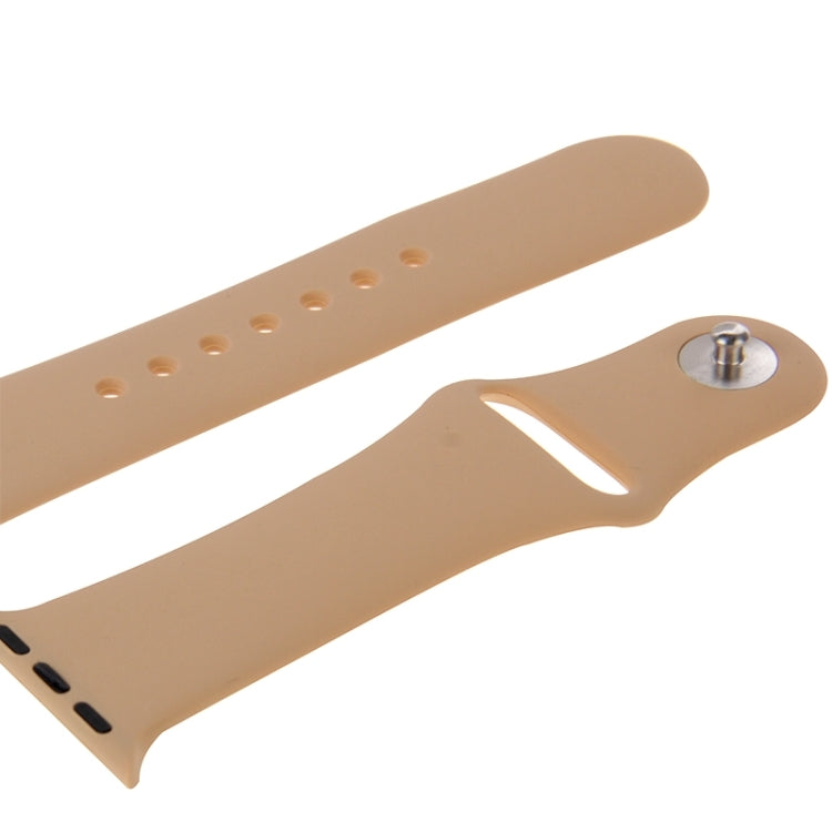 Para Apple Watch Sport 38mm Correia Desportiva de Borracha de Alto Desempenho com Fecho de Pino e Encaixe
