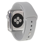 Para Apple Watch Sport 38mm Correia Desportiva de Borracha de Alto Desempenho com Fecho de Pino e Encaixe