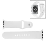Para Apple Watch Sport 38mm Correia Desportiva de Borracha de Alto Desempenho com Fecho de Pino e Encaixe