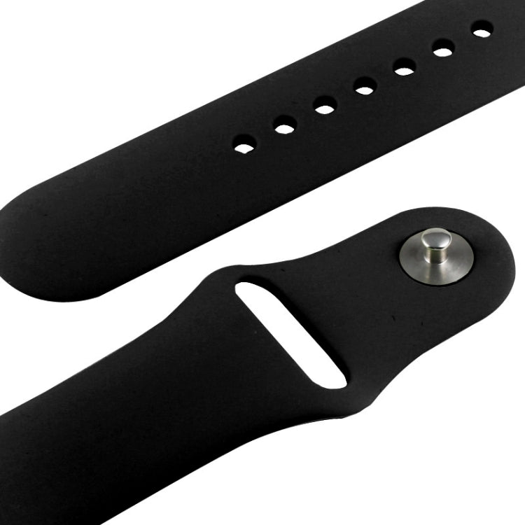 Para Apple Watch Sport 42mm Correia Desportiva de Borracha de Alto Desempenho com Fecho de Pino e Encaixe