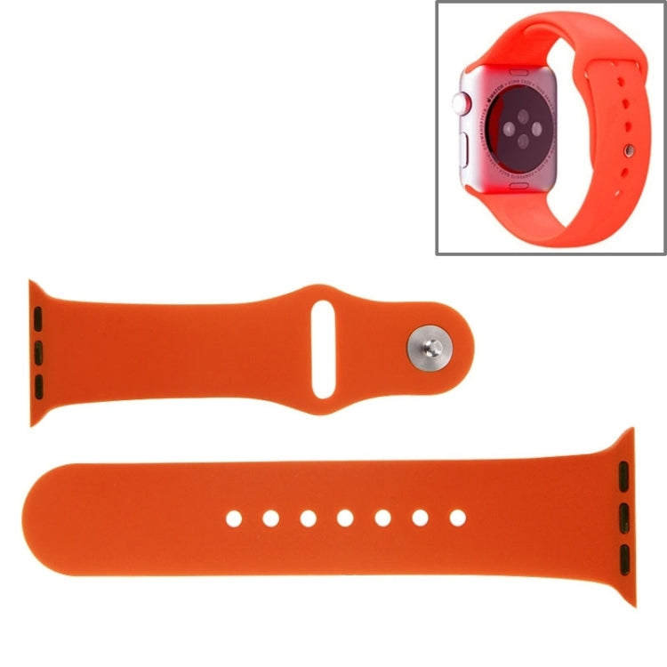 Para Apple Watch Sport 42mm Correia Desportiva de Borracha de Alto Desempenho com Fecho de Pino e Encaixe