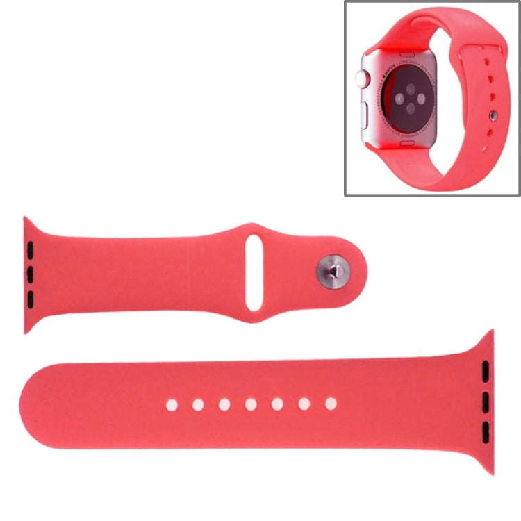 Para Apple Watch Sport 42mm Correia Desportiva de Borracha de Alto Desempenho com Fecho de Pino e Encaixe